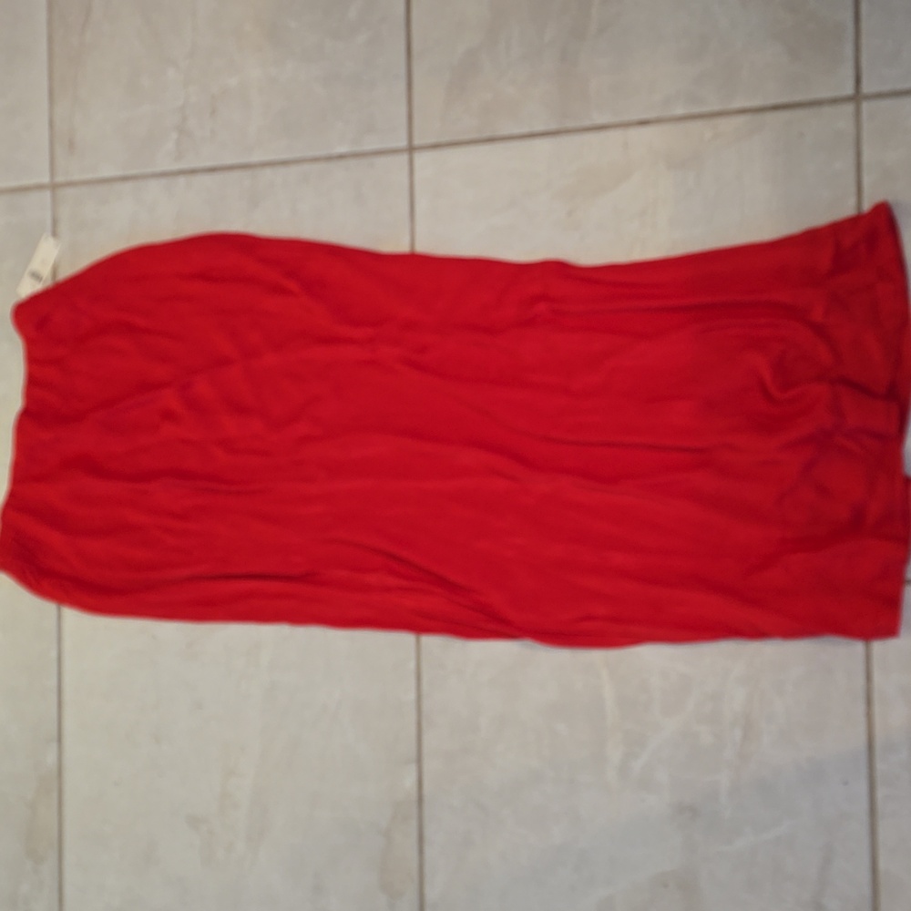 Anthropologie NWT XS Tilda Maxi Red Skirt